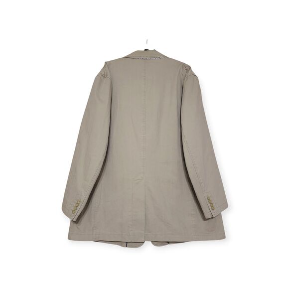 NWT Size 50 Long Men's tan sport coat blazer jacket By 626 Blue Vintage Surplus - Picture 6 of 7